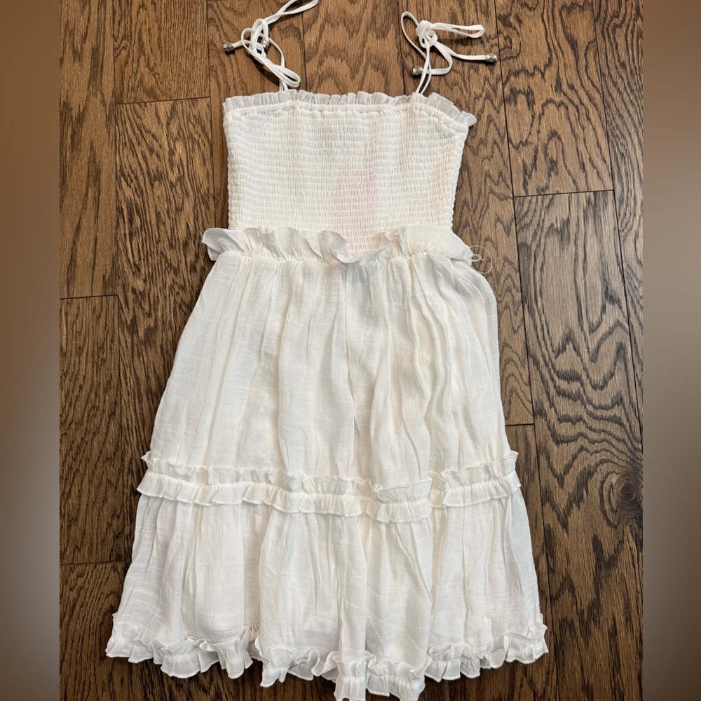 Charming White Dress -NEW WITH TAGS